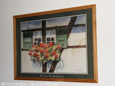Foto van schilderij met sterke vertekening
